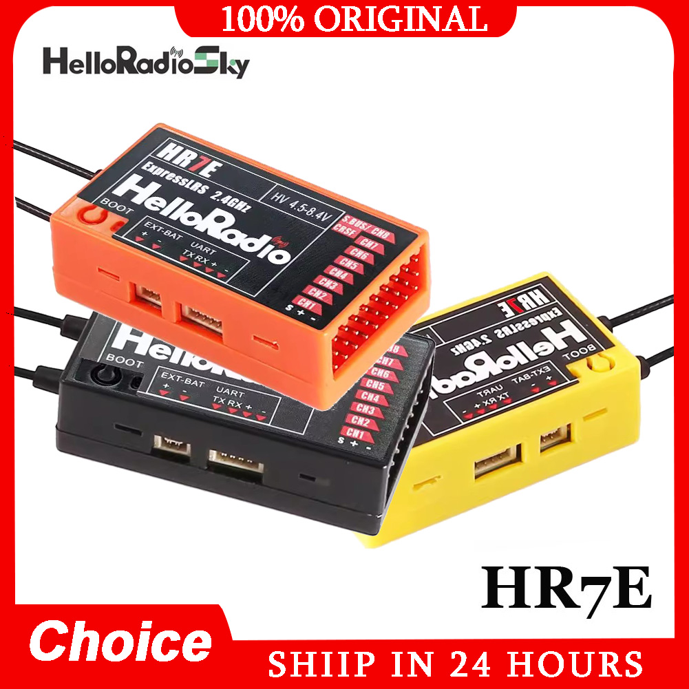Radiomaster Ranger 2.4Ghz Elrs Module - HelloRadio HR7E ELRS PWM 7-Kanal-Empfänger –